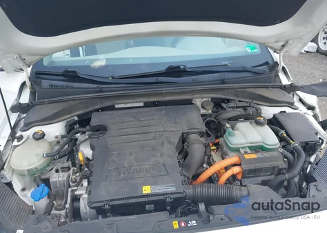 2017 Hyundai Ioniq Hybrid Sel из США, поврежденный, VIN KMHC75LCXHU020395